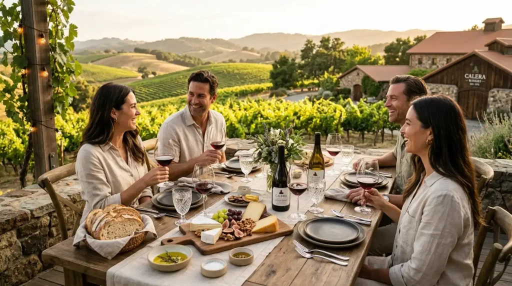 farm to table dining at winery
