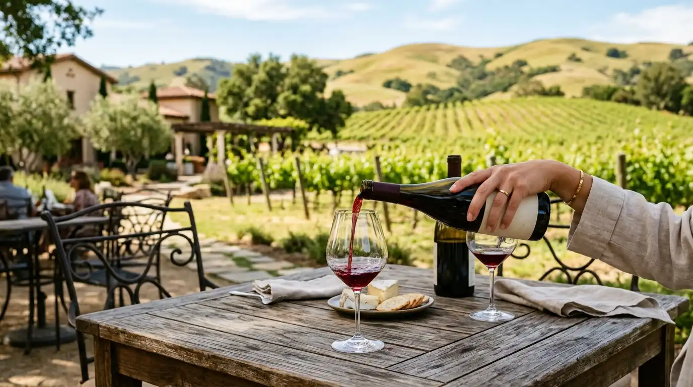 A Wine Lover's Guide to San Benito County, California Wine tasting at a San Benito County winery